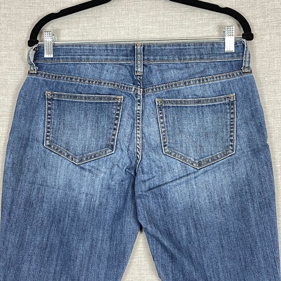 Old Navy Diva Distressed Blue Jeans Sz 4 Light Weight - Picture 2 of 9